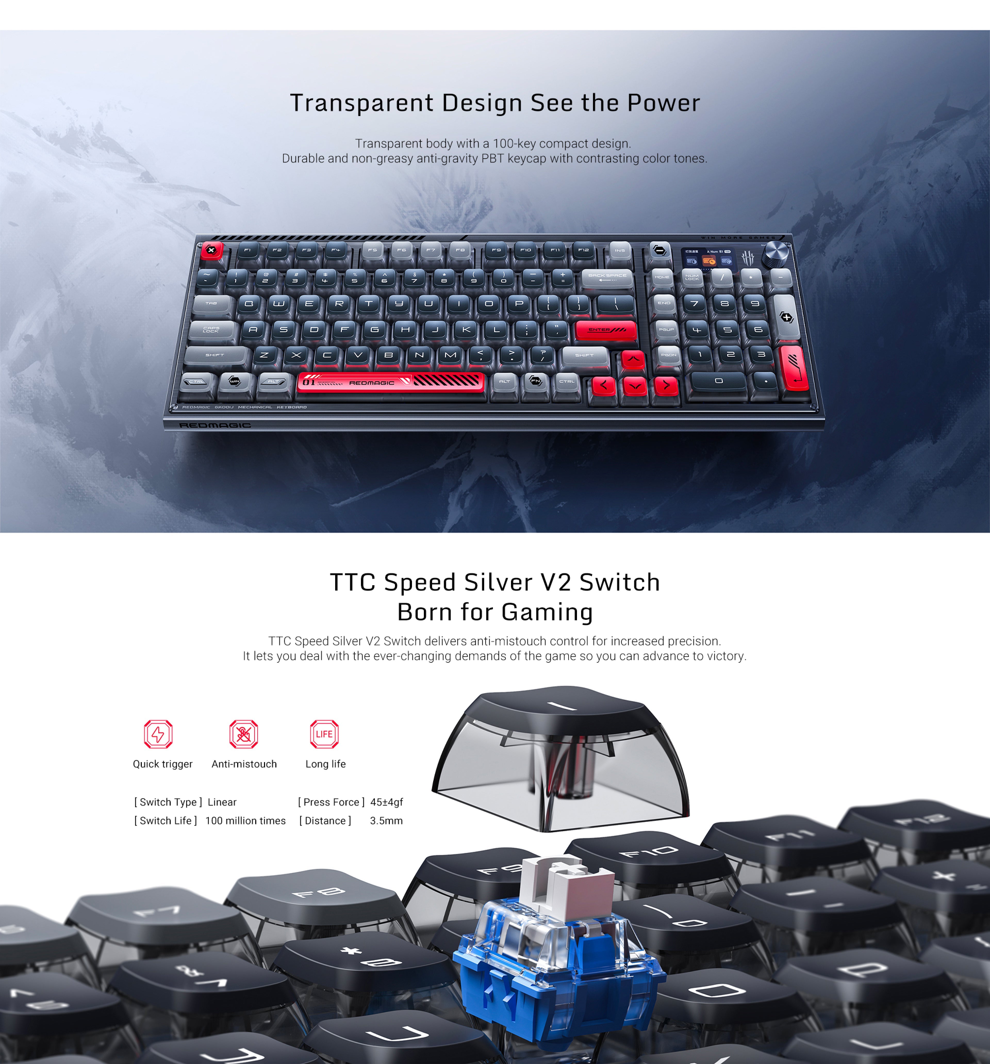 REDMAGIC Mechanical Keyboard - REDMAGIC (Canada)